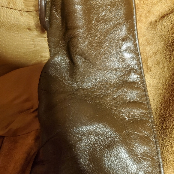 Brown Leather Coat - Picture 8 of 8